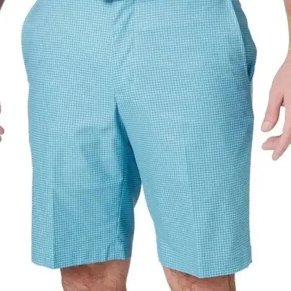 Walter Hagen Perfect 11 Performance Golf Shorts Size 34 Blue Preppy Athletic - Picture 12 of 12